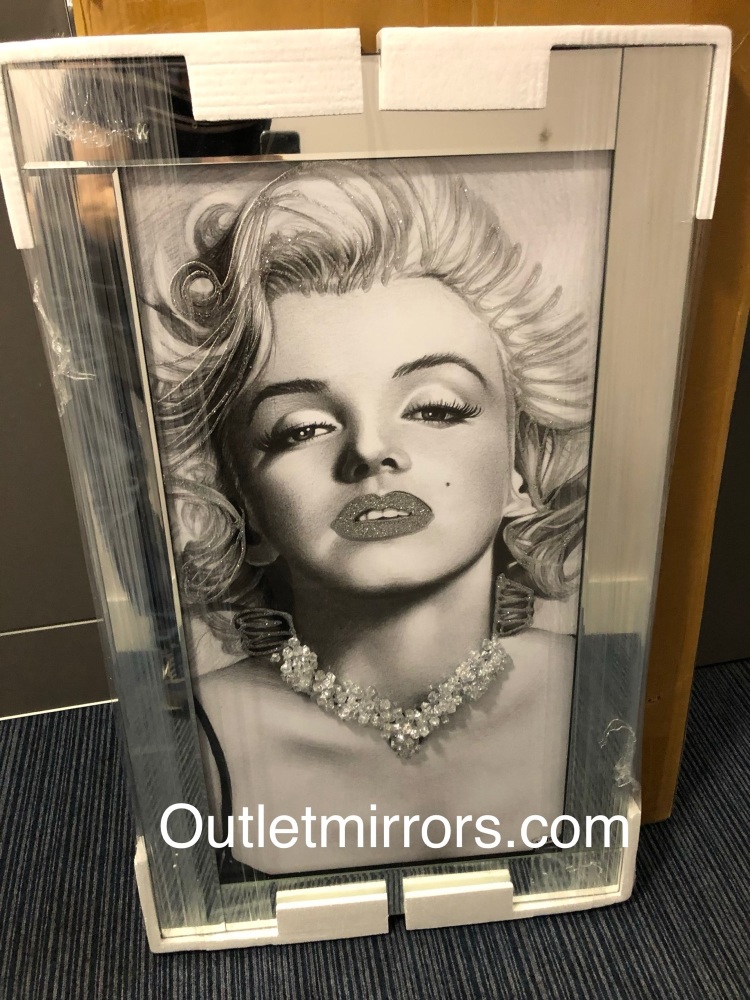 Mirror framed "Monroe" Wall Art