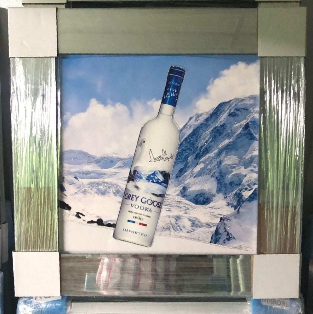 Grey Goose Vodka Saprkle Drinks Wall Art in stock