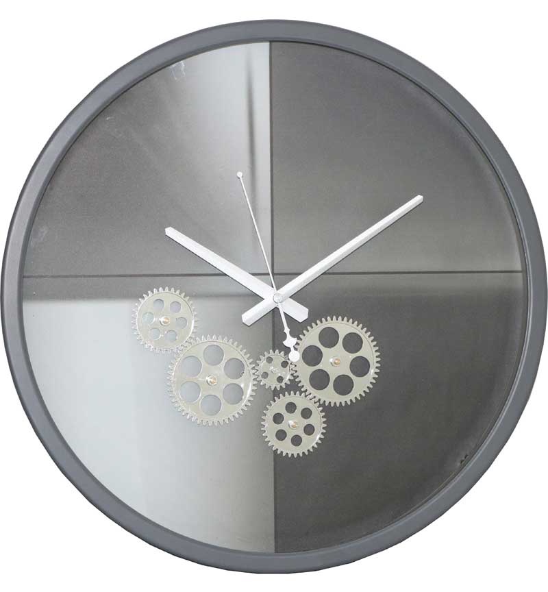 Modern Round Skeleton Clock - 46cm 