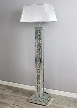 Mirrored Table Lamps And Lounge, Mirror Floor Lamp The Range