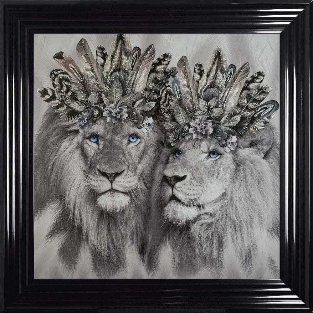 # Lion King & Lion Queen  in a choice of frames