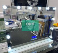 * New amazing Hollywood Mirror with Bluetooth speakers, clock, temperature all on a digital display  size 80cm x 60cm in stock