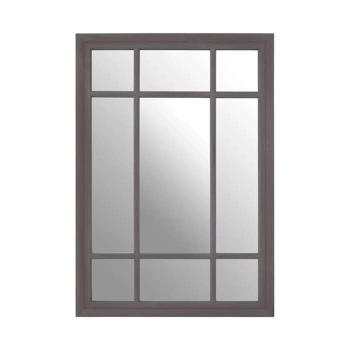 Rectangular Grey painted finish Window Mirror