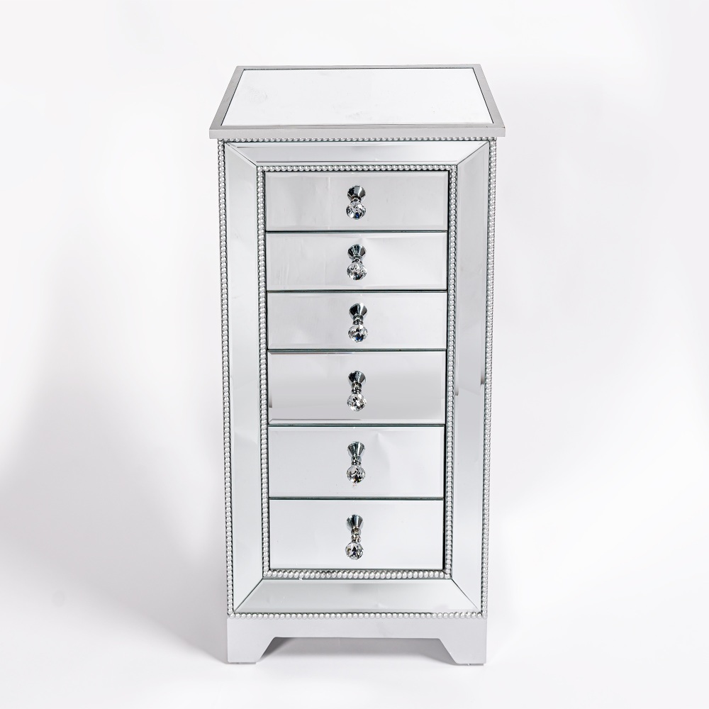 Chateauneuf  6 Draw Chest of Draws with Storage Top for Jewellery & side Wing Storage