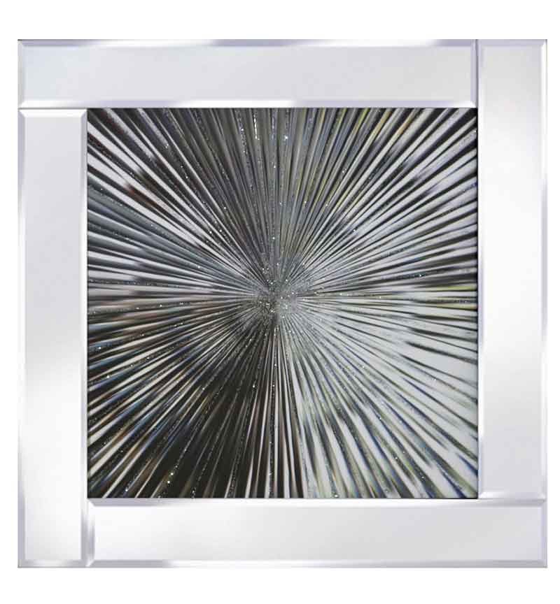 Mirror framed Sunburst 60cm x 60cm