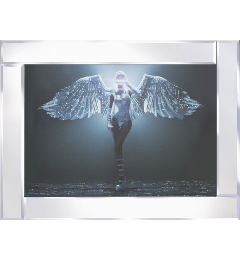 Mirror framed art print "Angel–Dancer "  95cm x 75cm