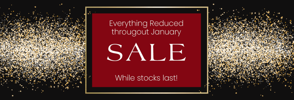 everything reduced through January