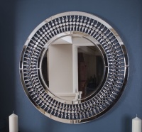 *Crystal Teardrop Round Wall Mirror  80CM SPECIAL OFFER PRICE in stock