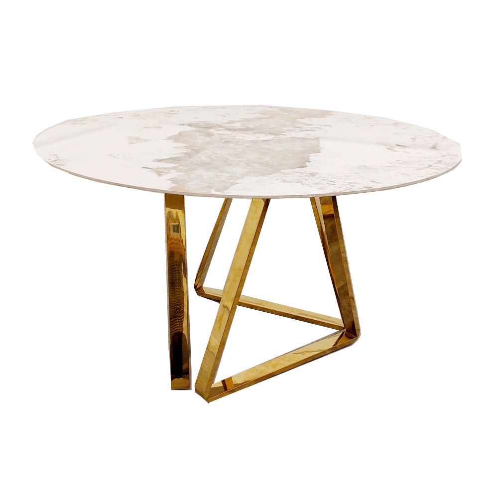 Nero 1.2 Round Dining Table with Sintered Stone Top