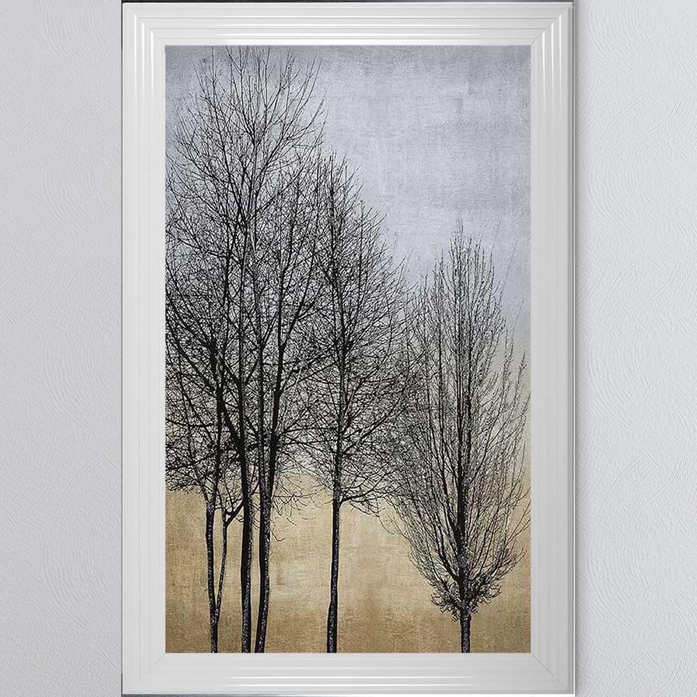 framed art print "Golden Tree Line " in 2 size & choice of frames ( portrait)