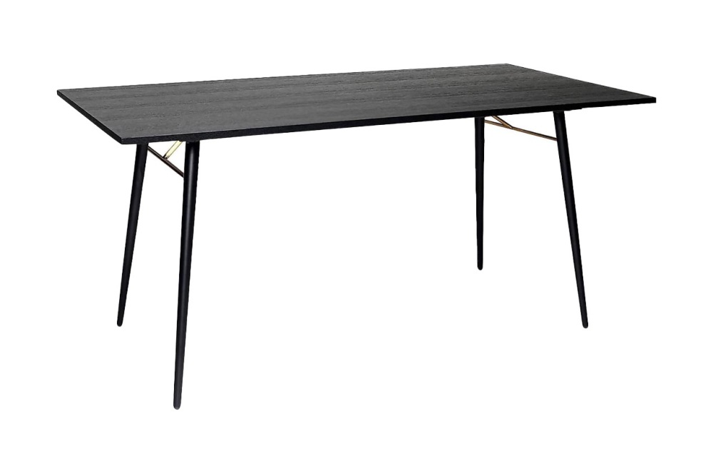 Black Oak Dining Table 160cm x 90cm