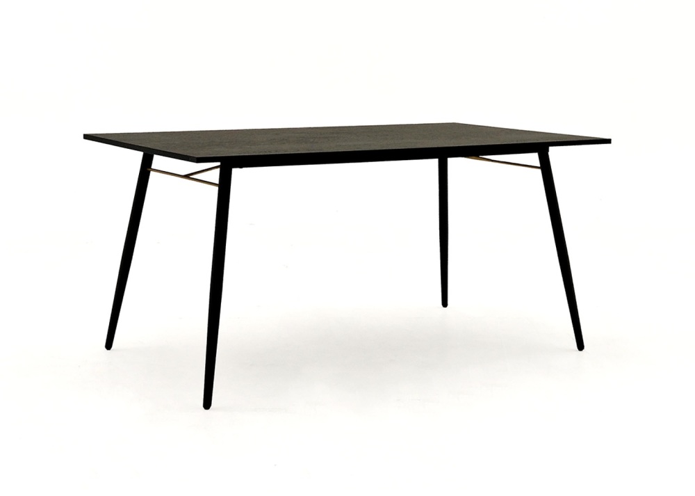Black Oak Dining Table 160cm x 90cm