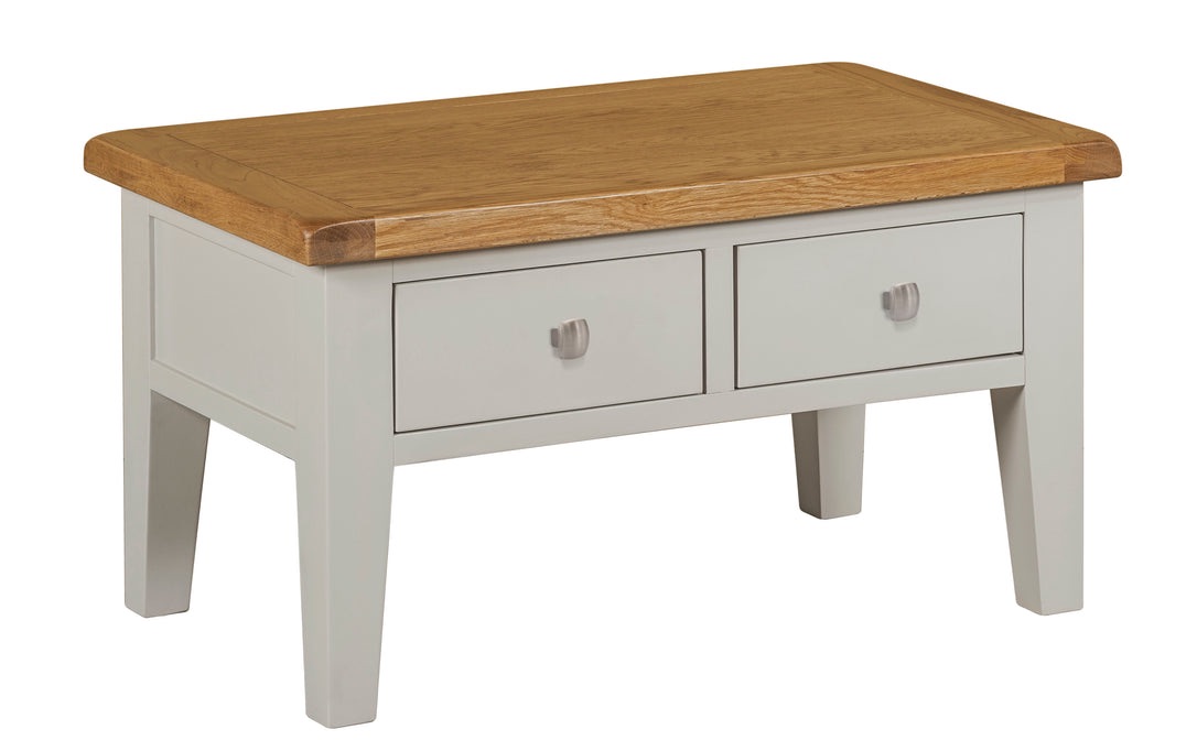 Lucca 2 Draw Coffee Table 90cm wide