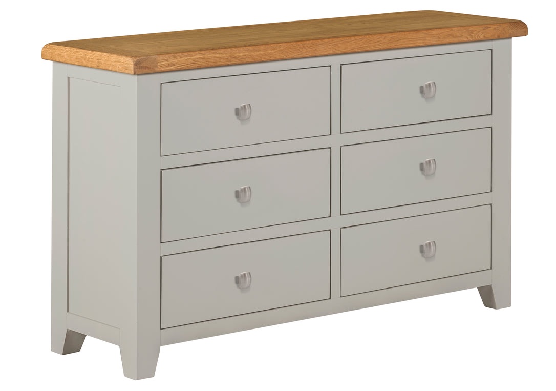 Lucca Large 6 Draw Chest 128cm