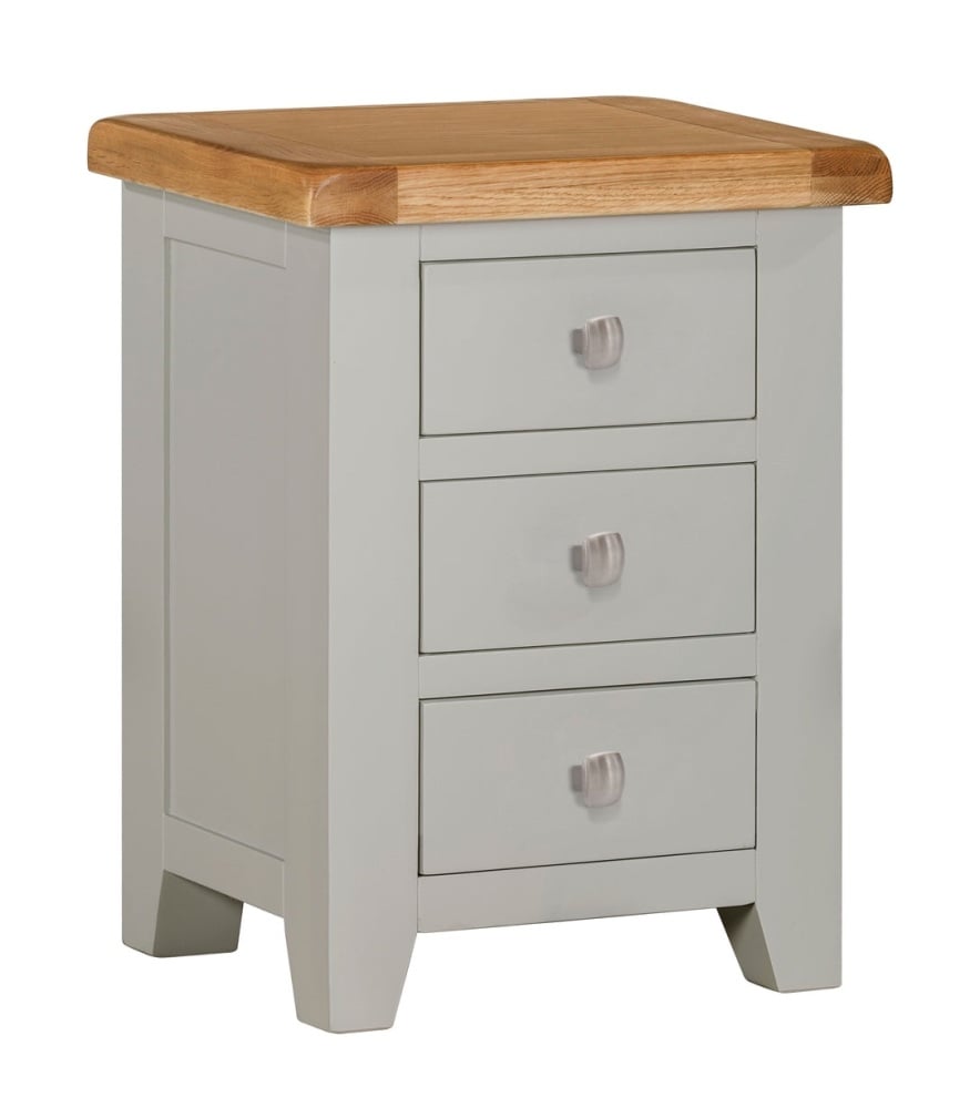 Lucca 3 Draw chest 44cm wide x 37cm x 63cm high
