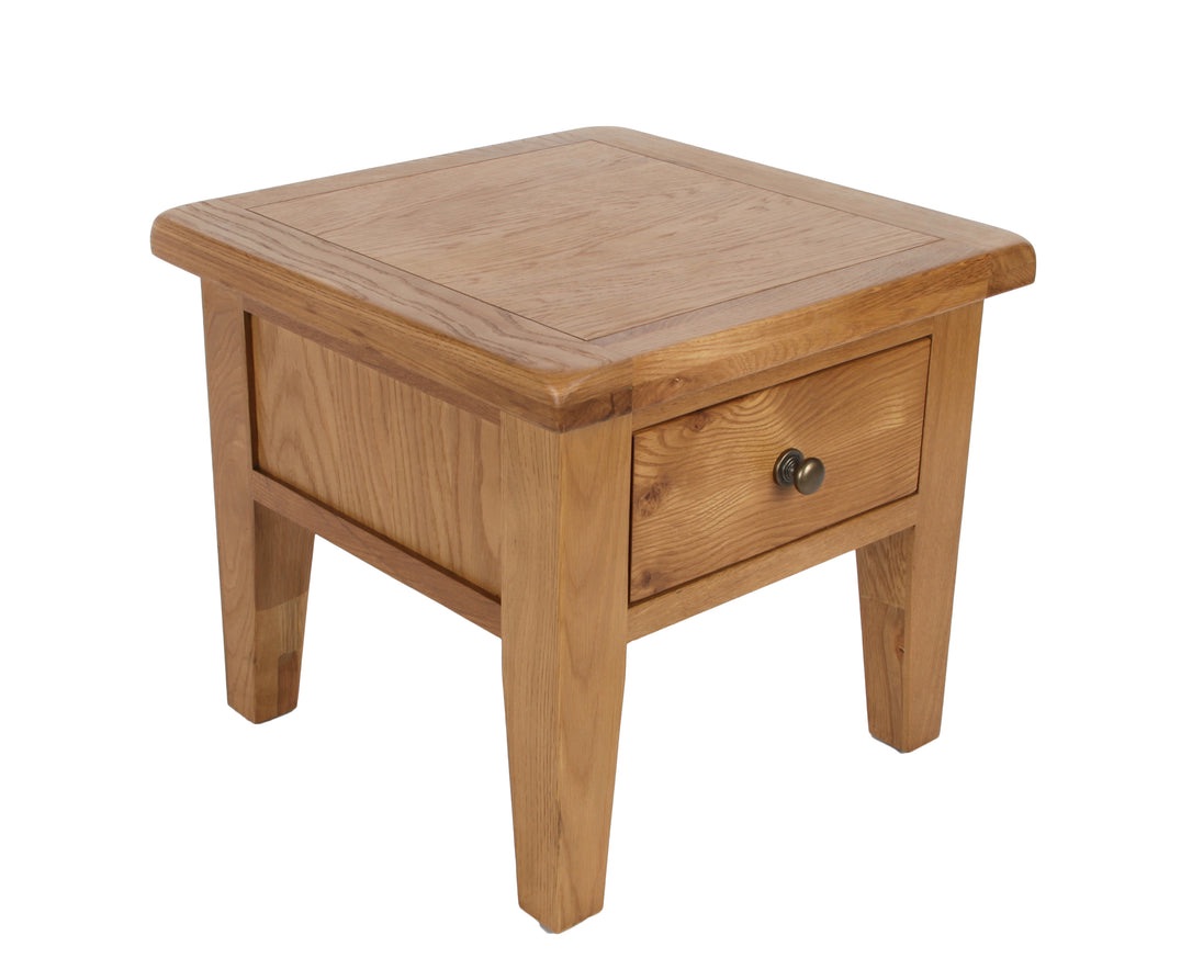 Oak Lamp Table 55cm x 55cm x 50cm high