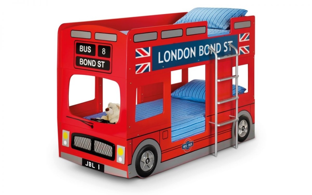 London Bus Bunk Bed In Red