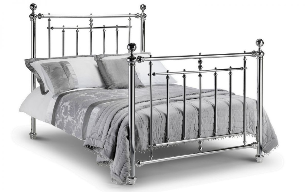 Empress Chrome Bed King Size