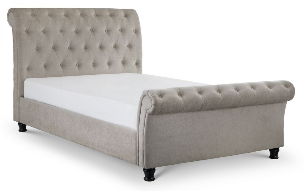 Ravello Deep Button Scroll king size Bed