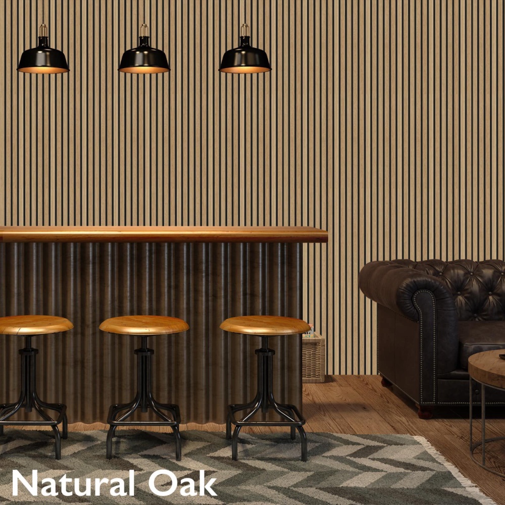Acoustic Wall Panel Natural Oak