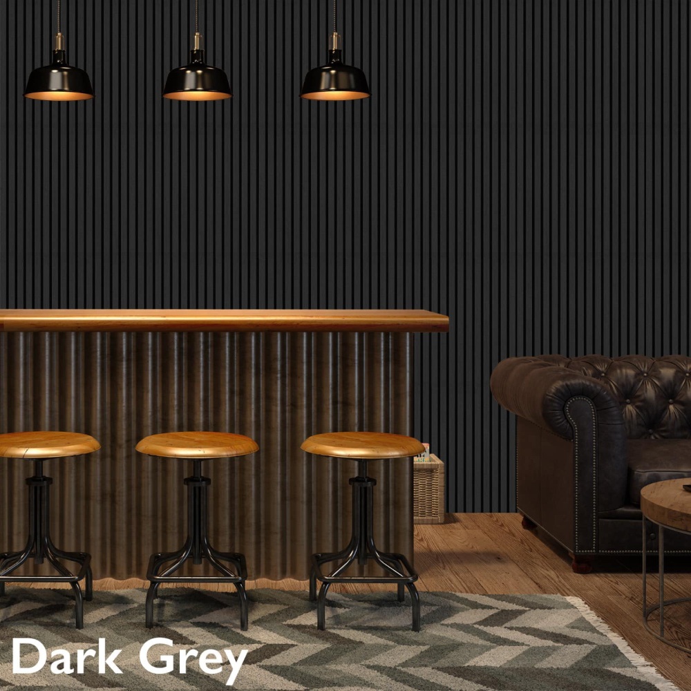 Acoustic Wall Panel in Dark Grey