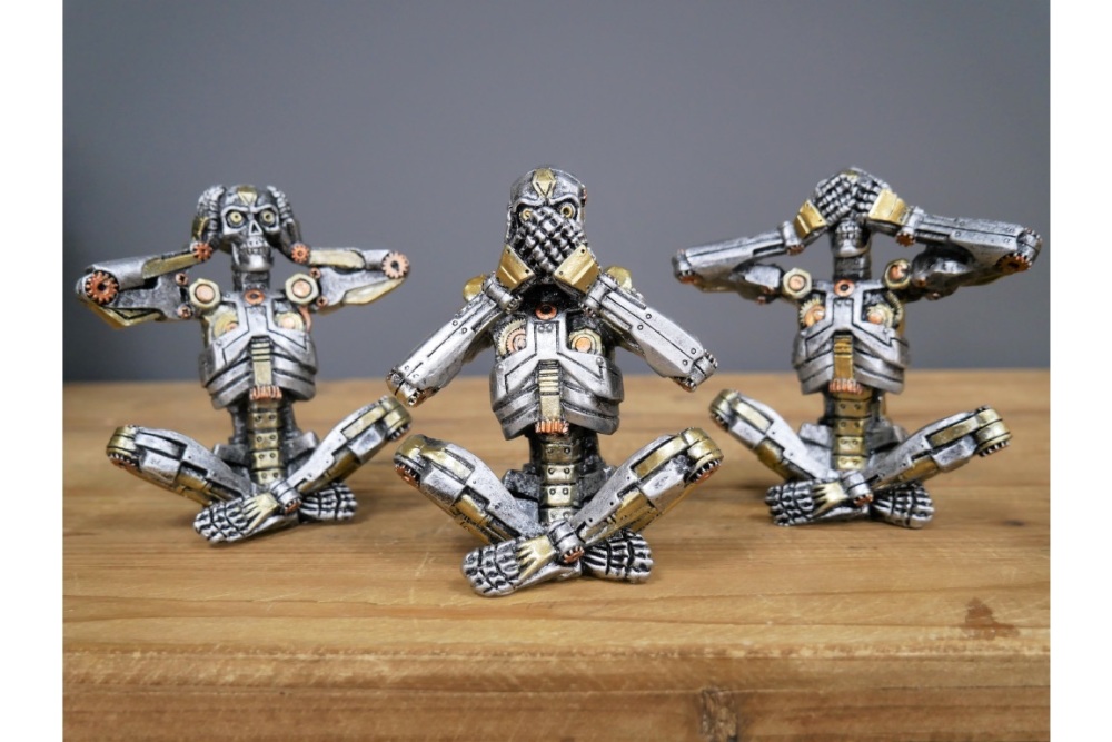 Steampunk Skeletons set of 3