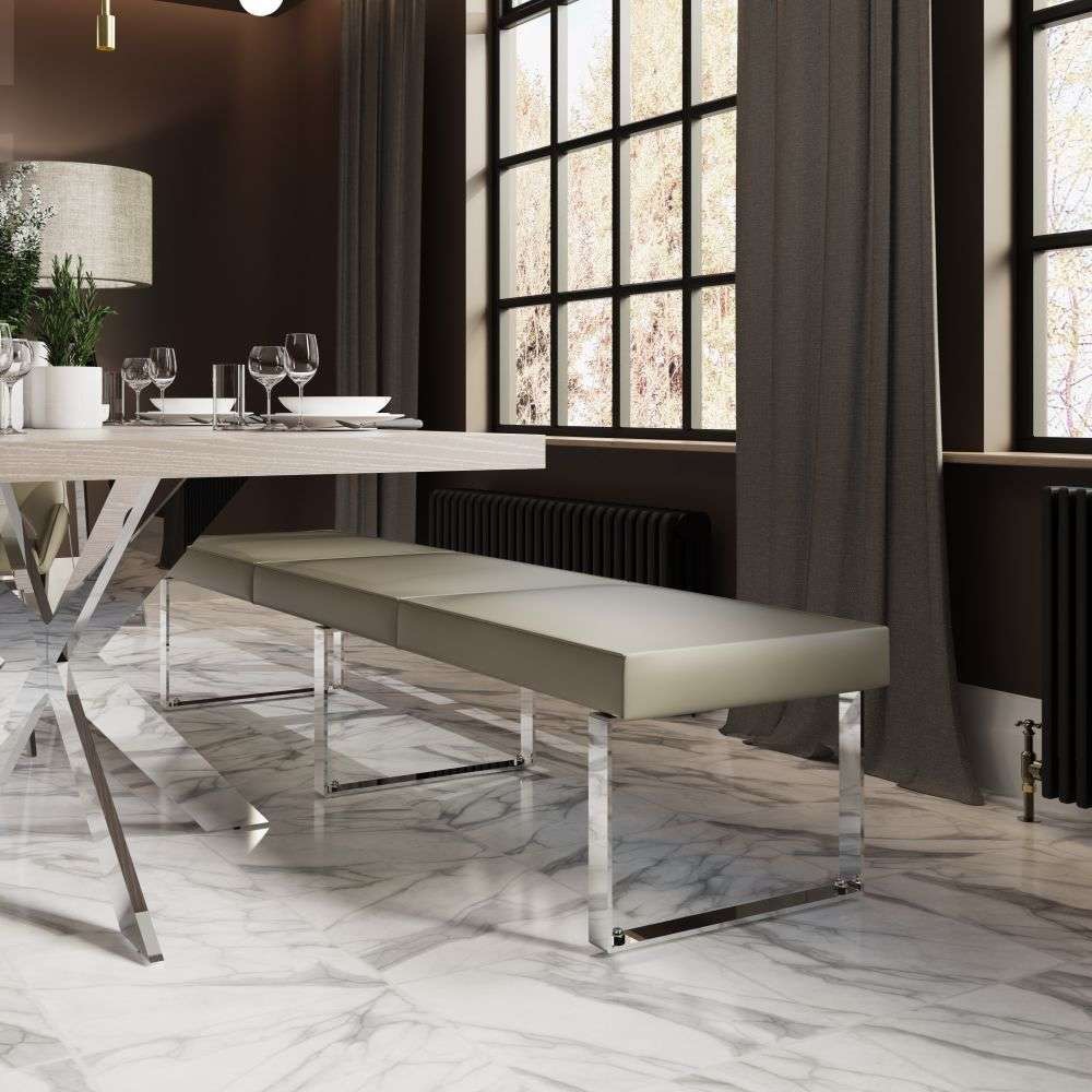 I.D Dining - Dining Bench  in Taupe 2.2m