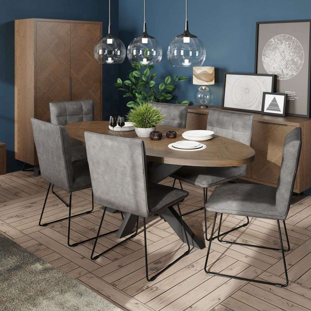 Abby Oval Dining Table 2m