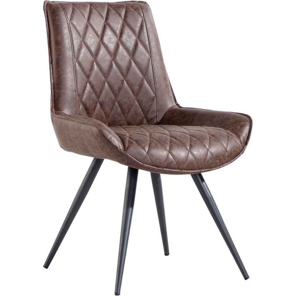 Ida dining chair  in brown
