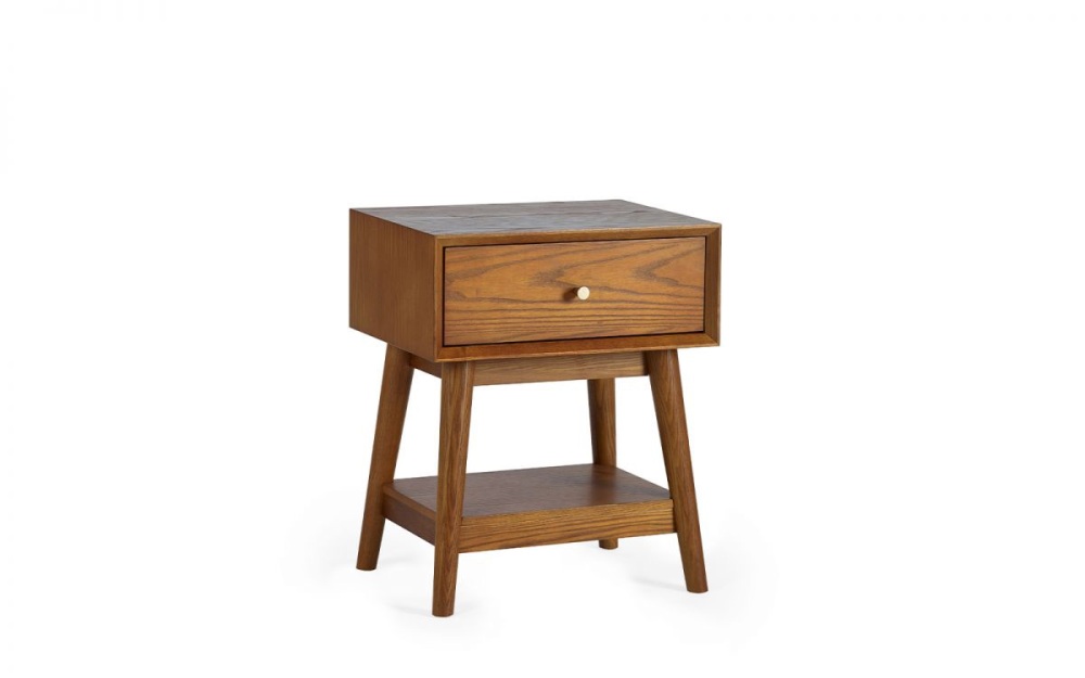Cherry Ash Lowry 1 Drawer Side Table