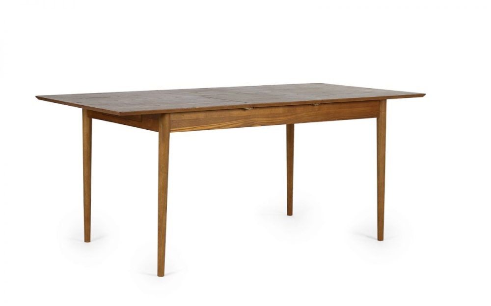 Cherry Ash Lowry Extending Dining Table with 2 Drawers