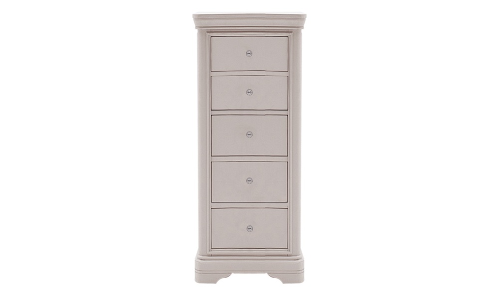 Mabel 5 Drawer Chest of Drawers Taupe
