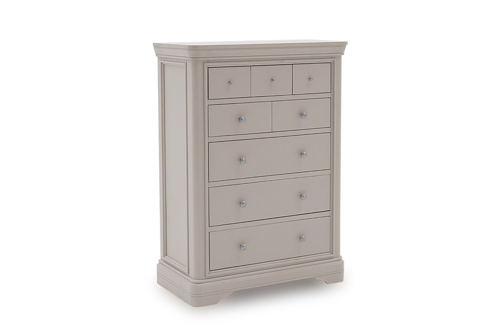 Mabel 8 Drawer Chest of Drawers Taupe