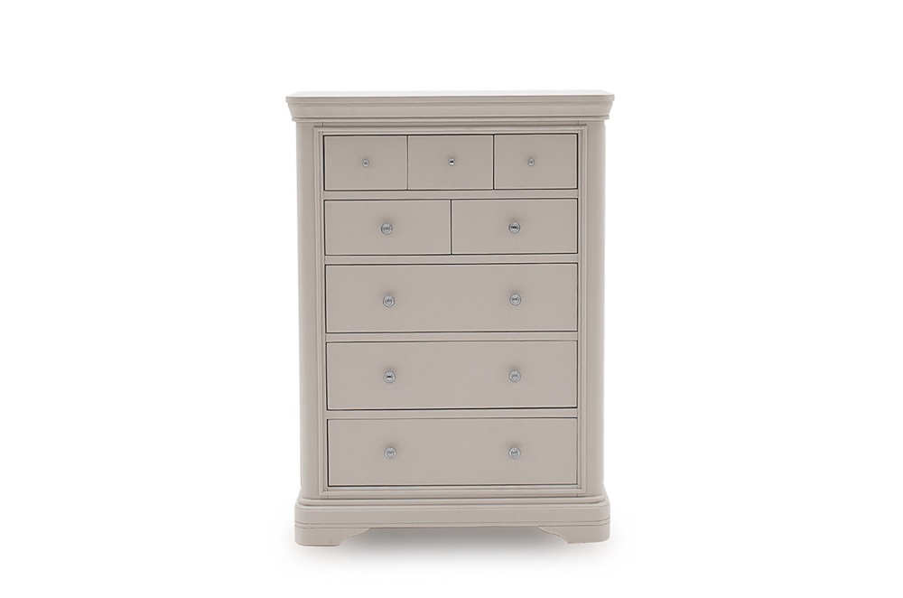 Mabel 8 Drawer Chest of Drawers Taupe