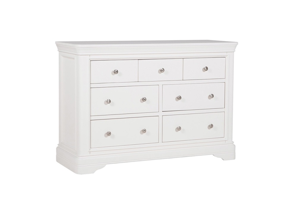 Mabel 7 Drawer Chest of Drawers White