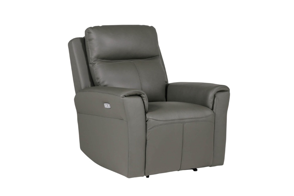Russo 1 Seater Electric Recliner Ash