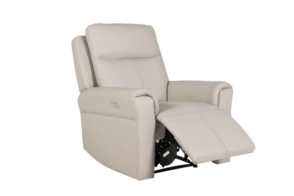 Russo 1 Seater Electric Recliner Stone
