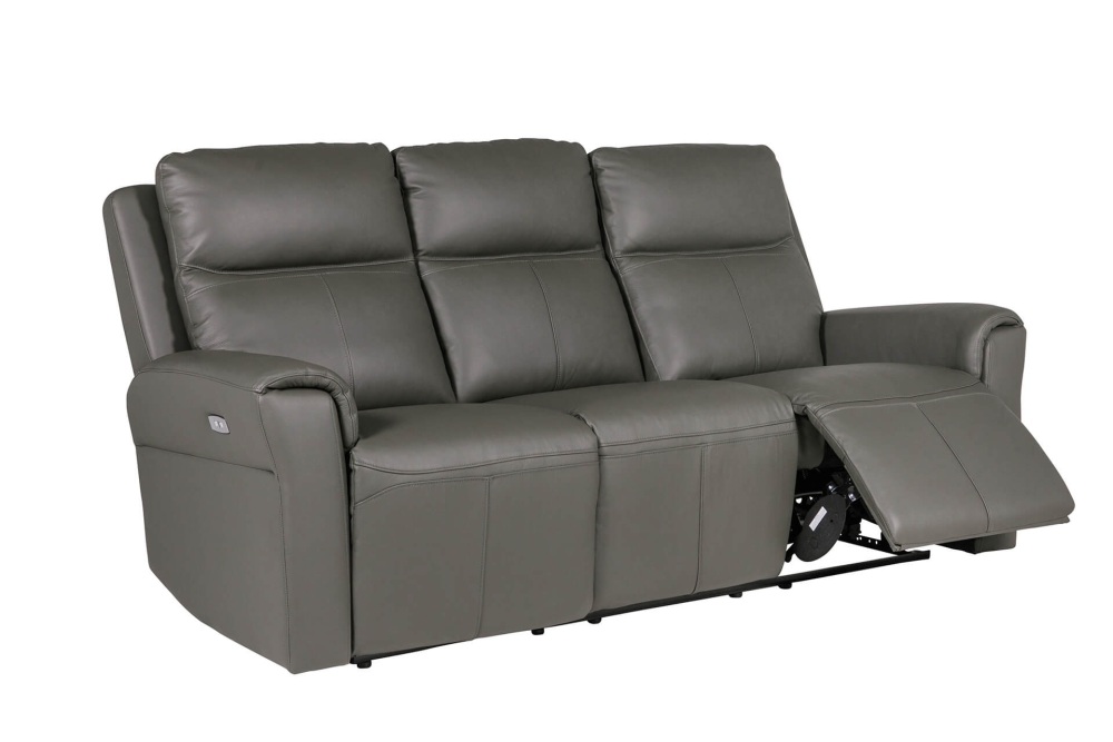 Russo 3 Seater Electric Recliner Ash