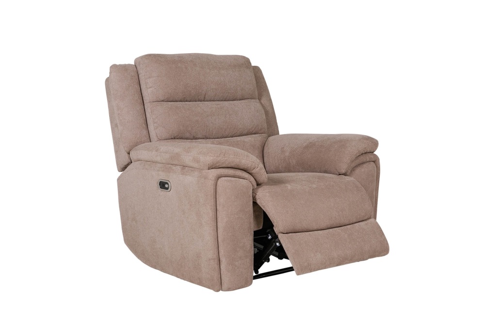 Reece 1 Seater Electric Recliner Biscuit