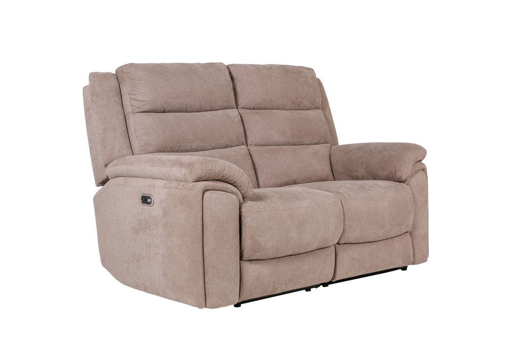 Russo 2 Seater Electric Recliner Biscuit colour