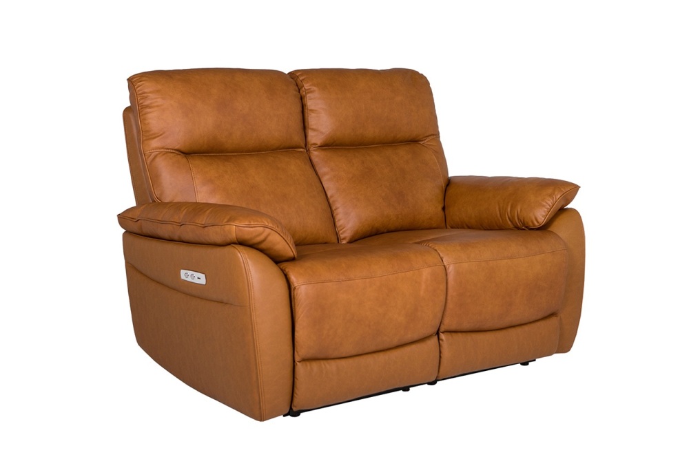 Nerano 2 Seater Electric Recliner Tan