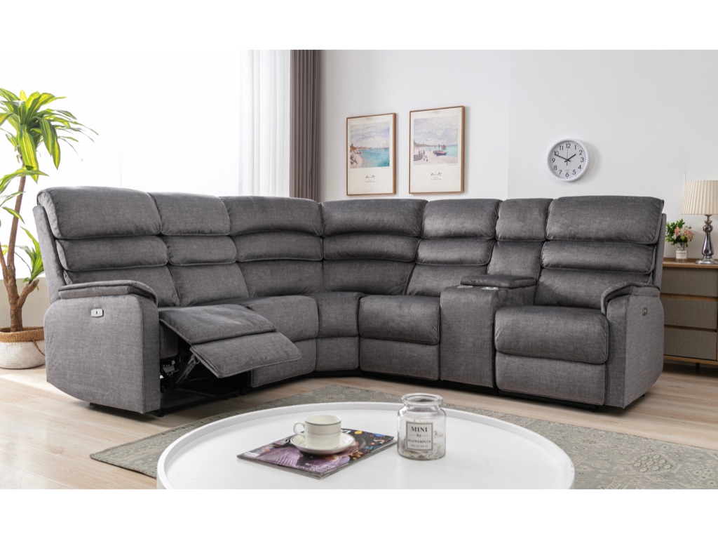 Savoy Corner group sofa in Grey