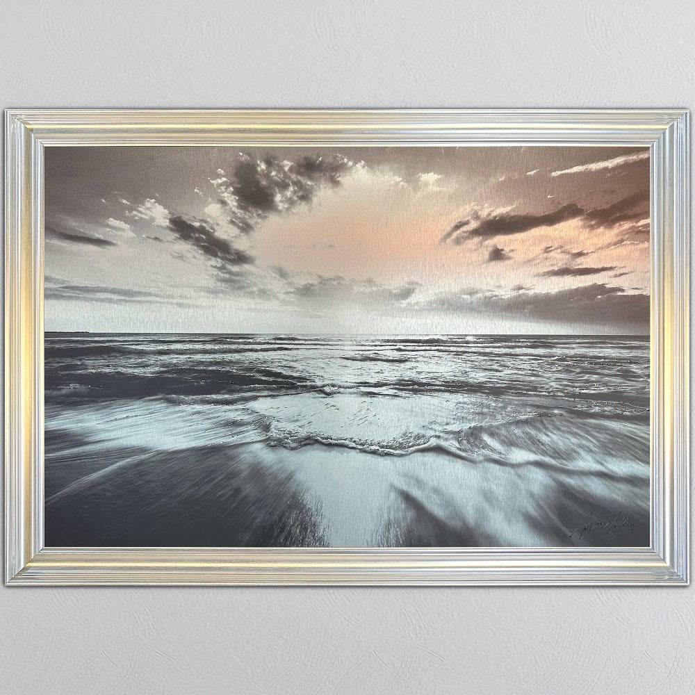 Sunset Serenity 168cm x 114cm  in a Silver Vegas Frame