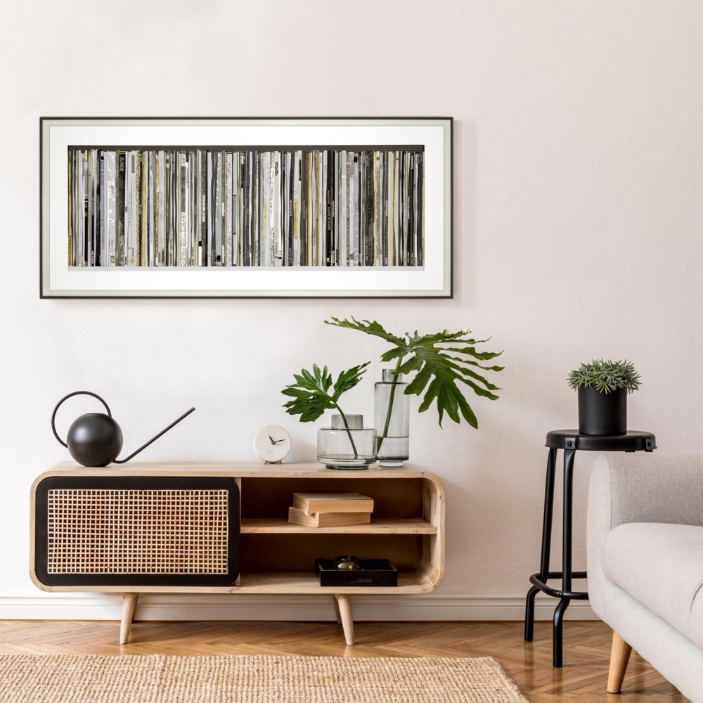 Classic Vinyl Records Rock to Pop Framed Canvas Wall Art