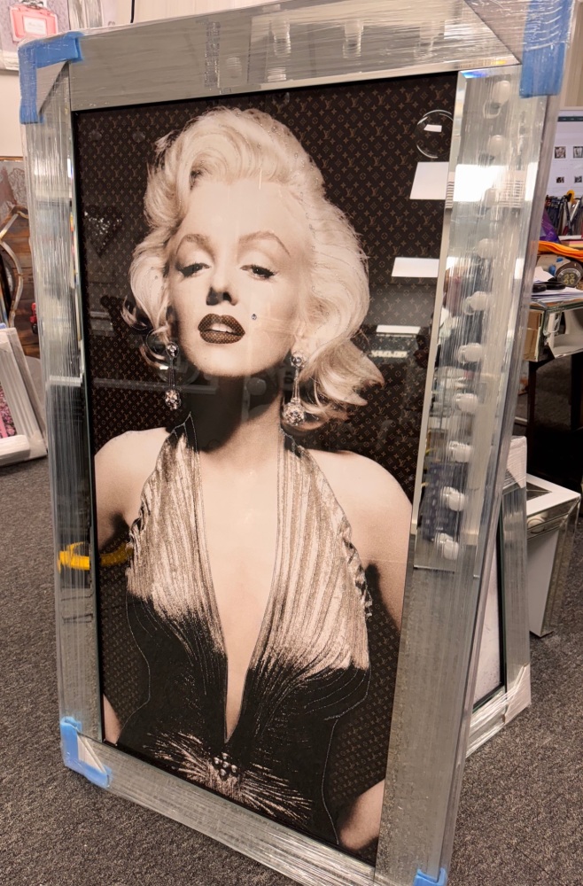 Mirror framed "Monroe" Wall Art 