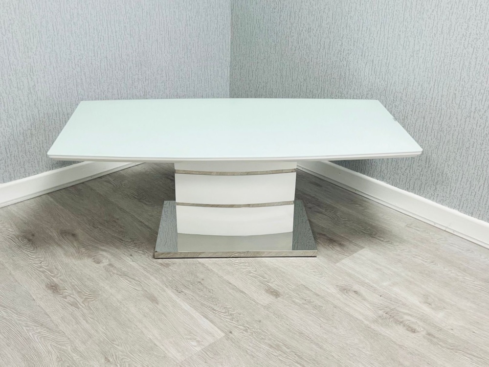 Milan white Coffee Table 120cm