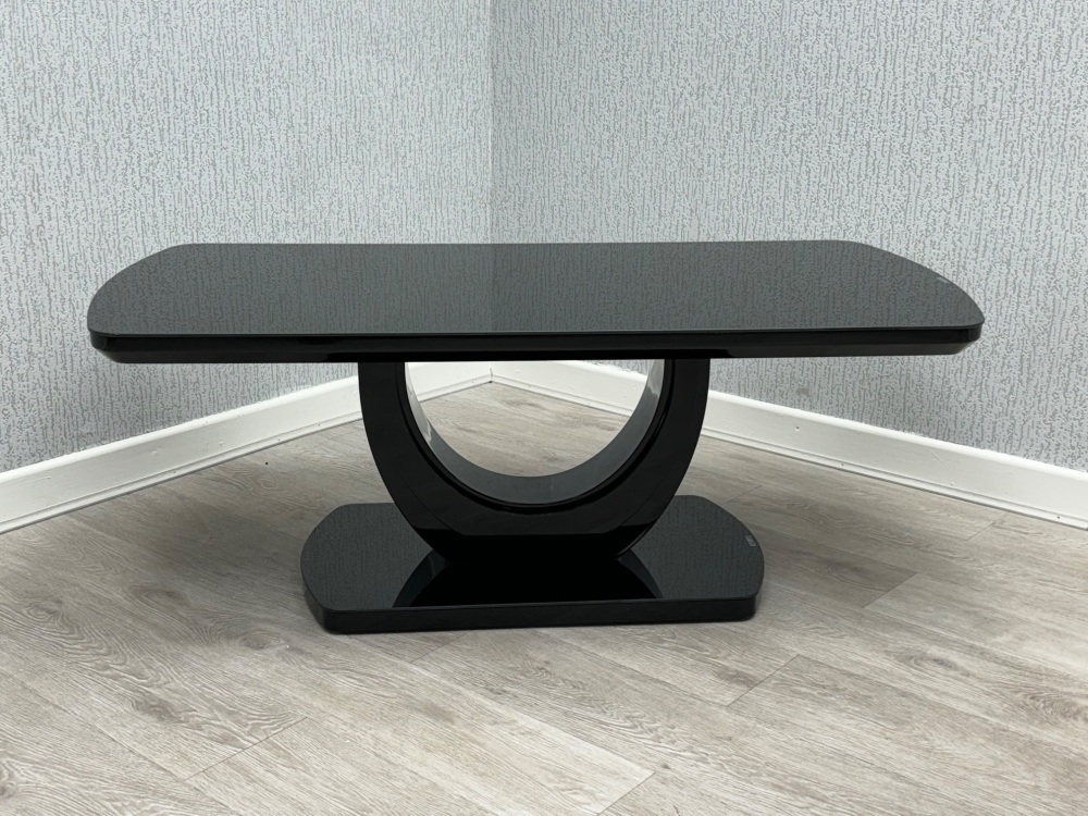 Texas Black Coffee Table 120cm