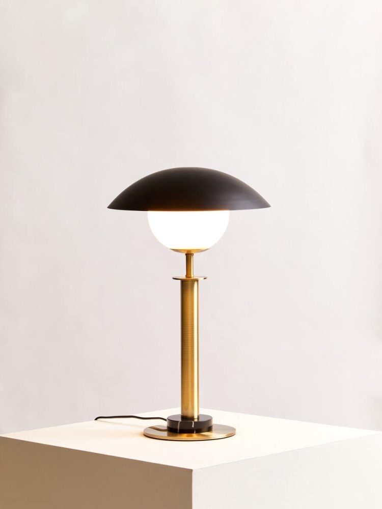 Octavia Gold Finish Metal Table Lamp