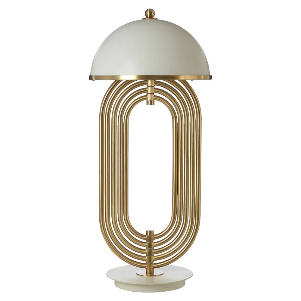 Metropolis Table Lamp with White shade