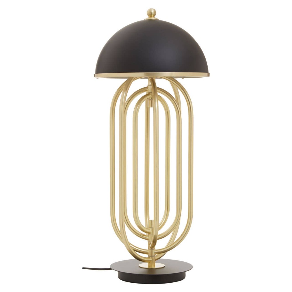 Metropolis Table Lamp with Black shade